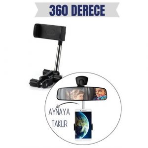 İndirimvar Marrans Gizlenebilir 360D Aynaya Telefon Tutucu 429018