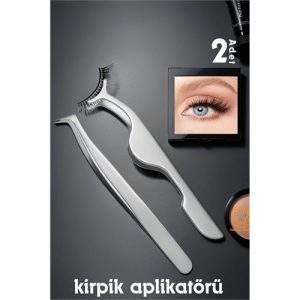 Transformacion Kirpik Aplikatörü Cımbız 2 li SET Çelik Absolute Professional 720385