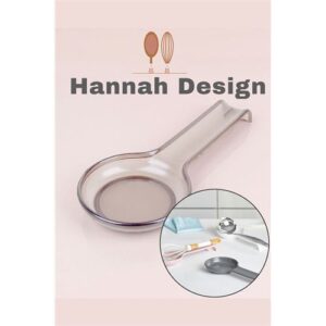 İndirimvar Kepçe Kaşık Altlığı ŞEFFAF Hannah Design 718346