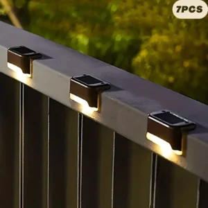 7 Adet Su Geçirmez Güneş Enerjili Deck Işıkları