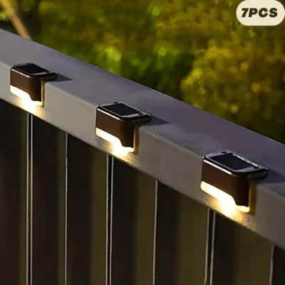 7 Adet Su Geçirmez Güneş Enerjili Deck Işıkları