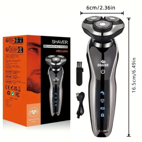 Traş makinesi Erkekler için Sakal Yanak Kesici Burun Saç Kesici 3'ü 1 Arada Şarj Edilebilir 600mAh USB Şarj