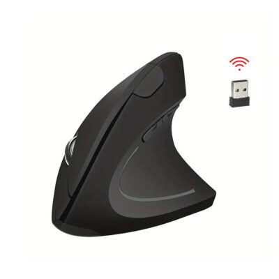 Kablosuz Dikey Oyun Faresi USB Bilgisayar Mouse Ergonomik Masaüstü Dik Duruşlu Fare PC ve Laptop için Ofis Ev Kullanımı