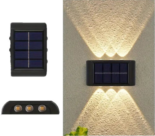 6-LED-sıcak-Işık-ile-Güneş-Duvar-Apliği987